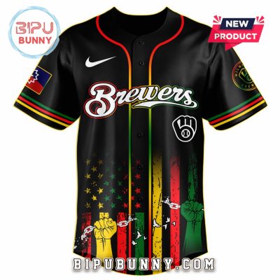 Milwaukee Brewers MLB x Juneteenth Day 2025 Baseball Jersey