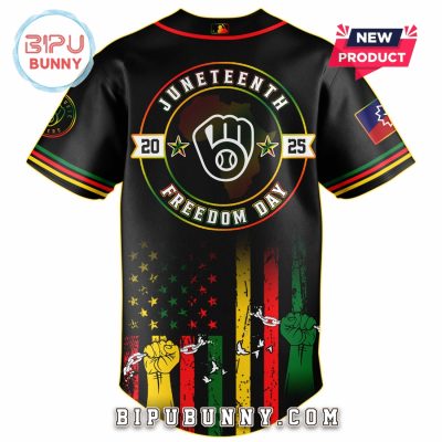 Milwaukee Brewers MLB x Juneteenth Day 2025 Baseball Jersey