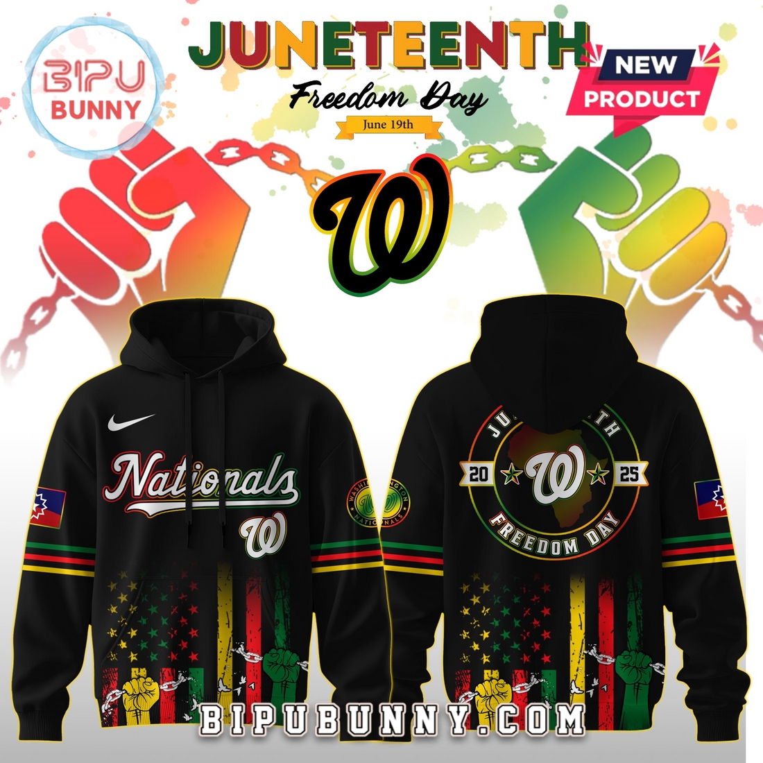 Milwaukee Brewers MLB x Juneteenth Freedom Day Hoodie And Pants Milwaukee Brewers MLB x Juneteenth Freedom Day Hoodie And Pants