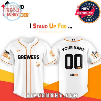 Milwaukee Brewers x Stand Up To Cancer 2025 Baseball Jersey