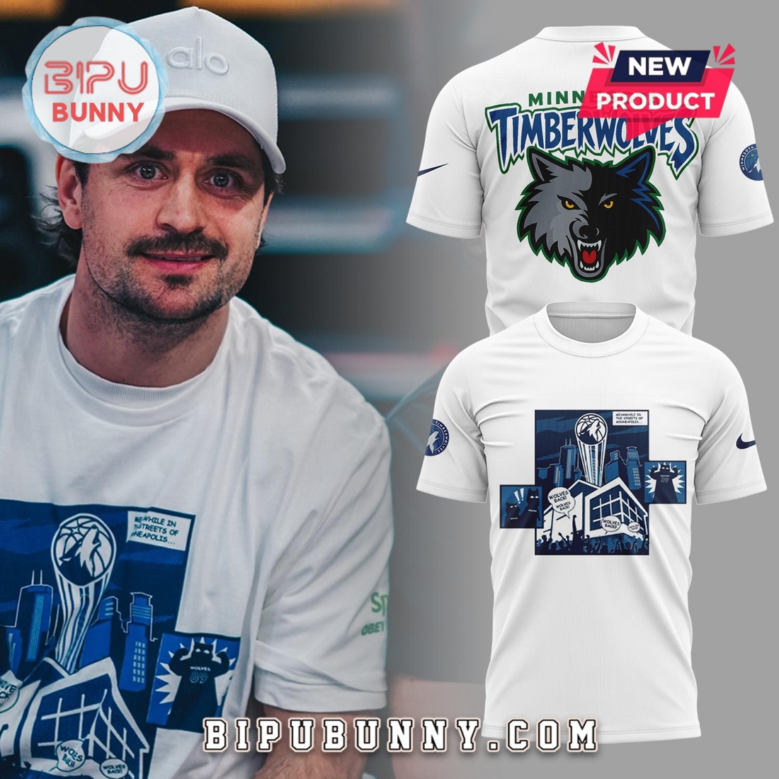 Minnesota Timberwolves White Hoodie Limited Edition Minnesota Timberwolves White Hoodie Limited Edition