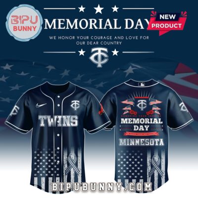 Minnesota Twins 2025 Memorial Day Baseball Jersey