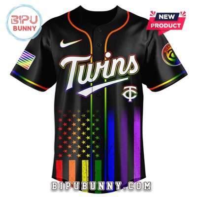 Minnesota Twins Happy Pride Month Baseball Jersey