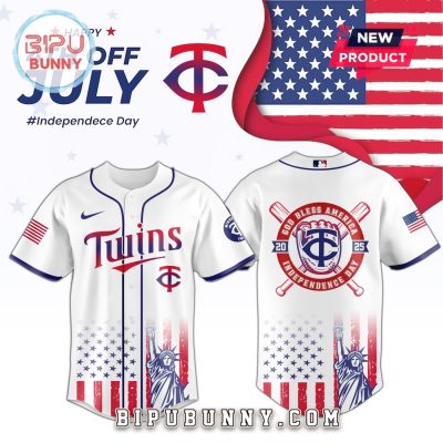 Minnesota Twins MLB Independence Day 2025 Baseball Jersey