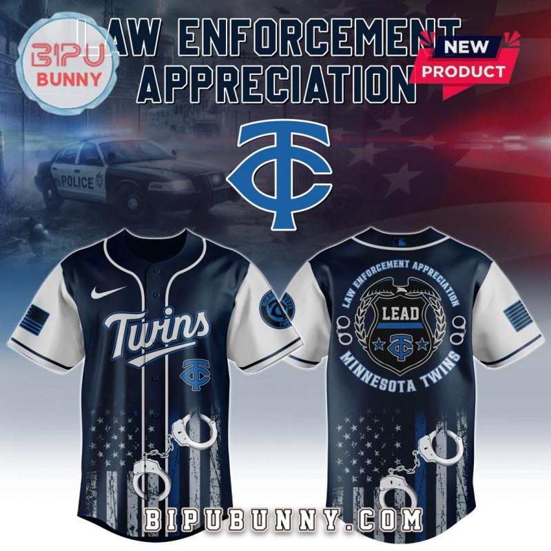 Minnesota Twins MLB x Law Enforcement Appreciation Day Baseball Jersey