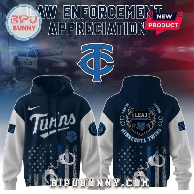 Minnesota Twins MLB x Law Enforcement Appreciation Day Hoodie And Pants
