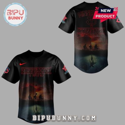 Minnesota Twins Stranger Things Night Baseball Jersey