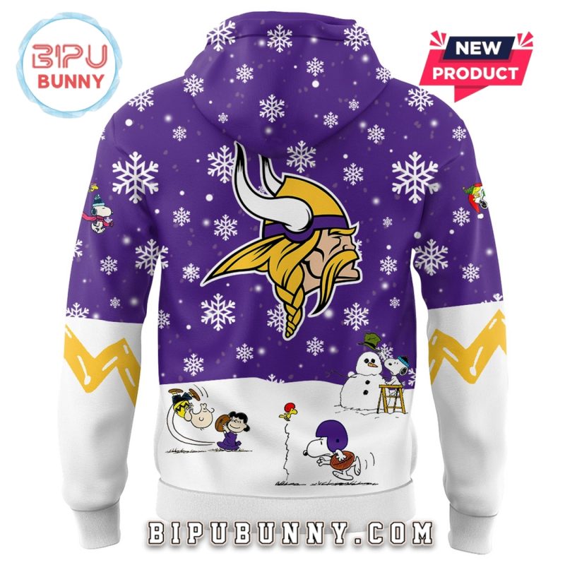 Minnesota Vikings Peanuts Holiday 2025 Hoodie And Pants