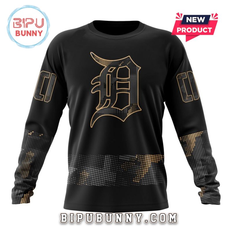 MLB Detroit Tigers 2025 Armed Forces Day Hoodie