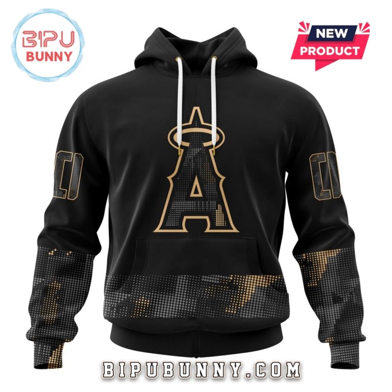 MLB Los Angeles Angels 2025 Armed Forces Day Hoodie