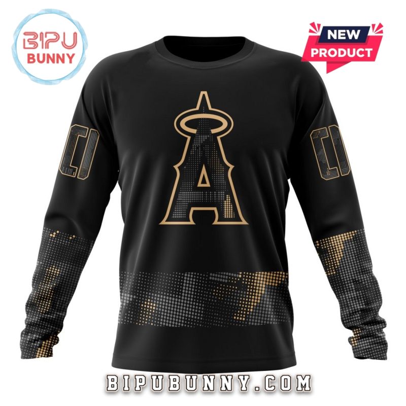 MLB Los Angeles Angels 2025 Armed Forces Day Hoodie