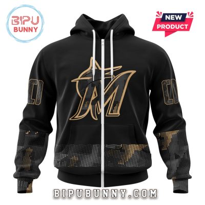 MLB Miami Marlins 2025 Armed Forces Day Hoodie