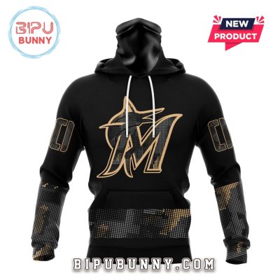 MLB Miami Marlins 2025 Armed Forces Day Hoodie
