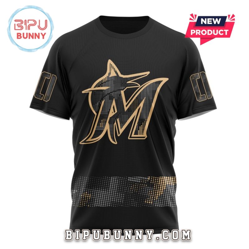 MLB Miami Marlins 2025 Armed Forces Day Hoodie