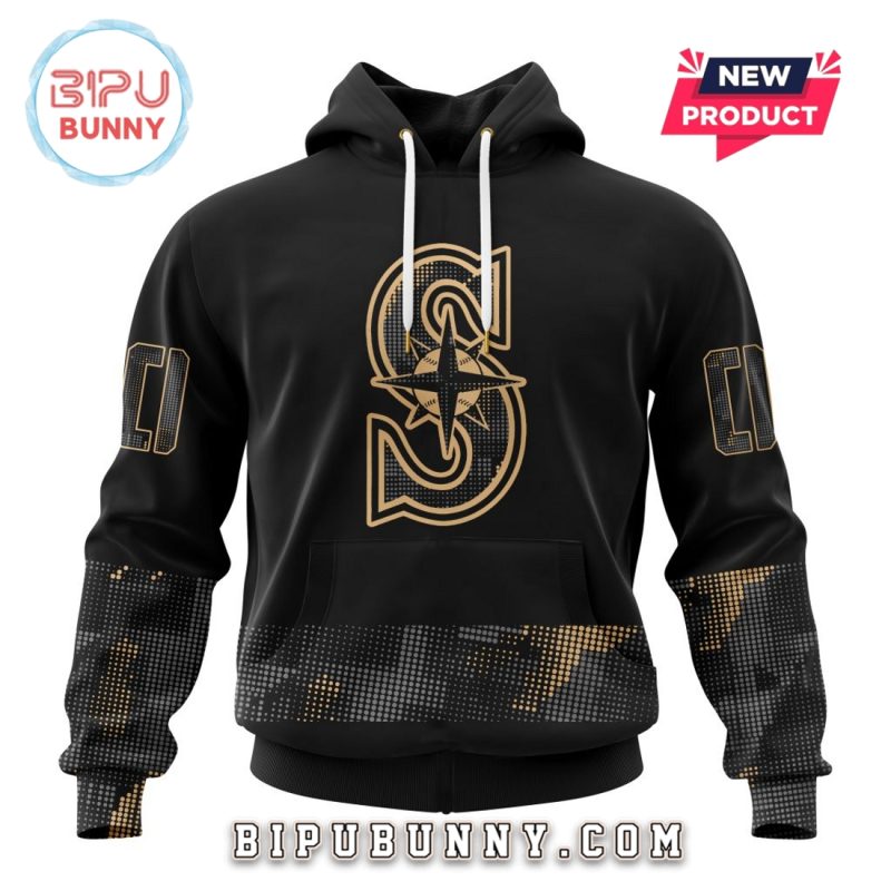 MLB Seattle Mariners 2025 Armed Forces Day Hoodie