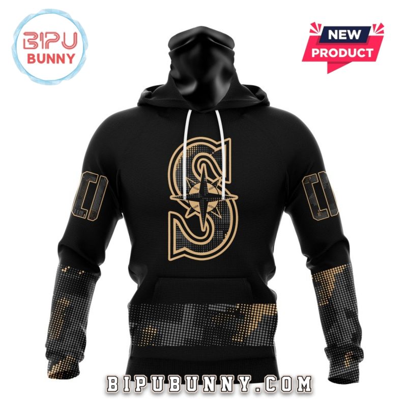 MLB Seattle Mariners 2025 Armed Forces Day Hoodie