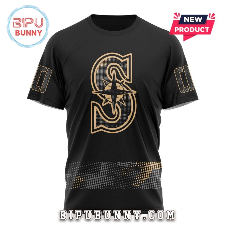 MLB Seattle Mariners 2025 Armed Forces Day Hoodie