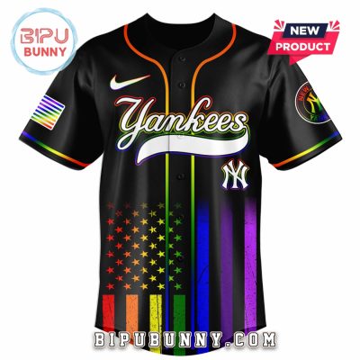 New York Yankees Happy Pride Month Baseball Jersey