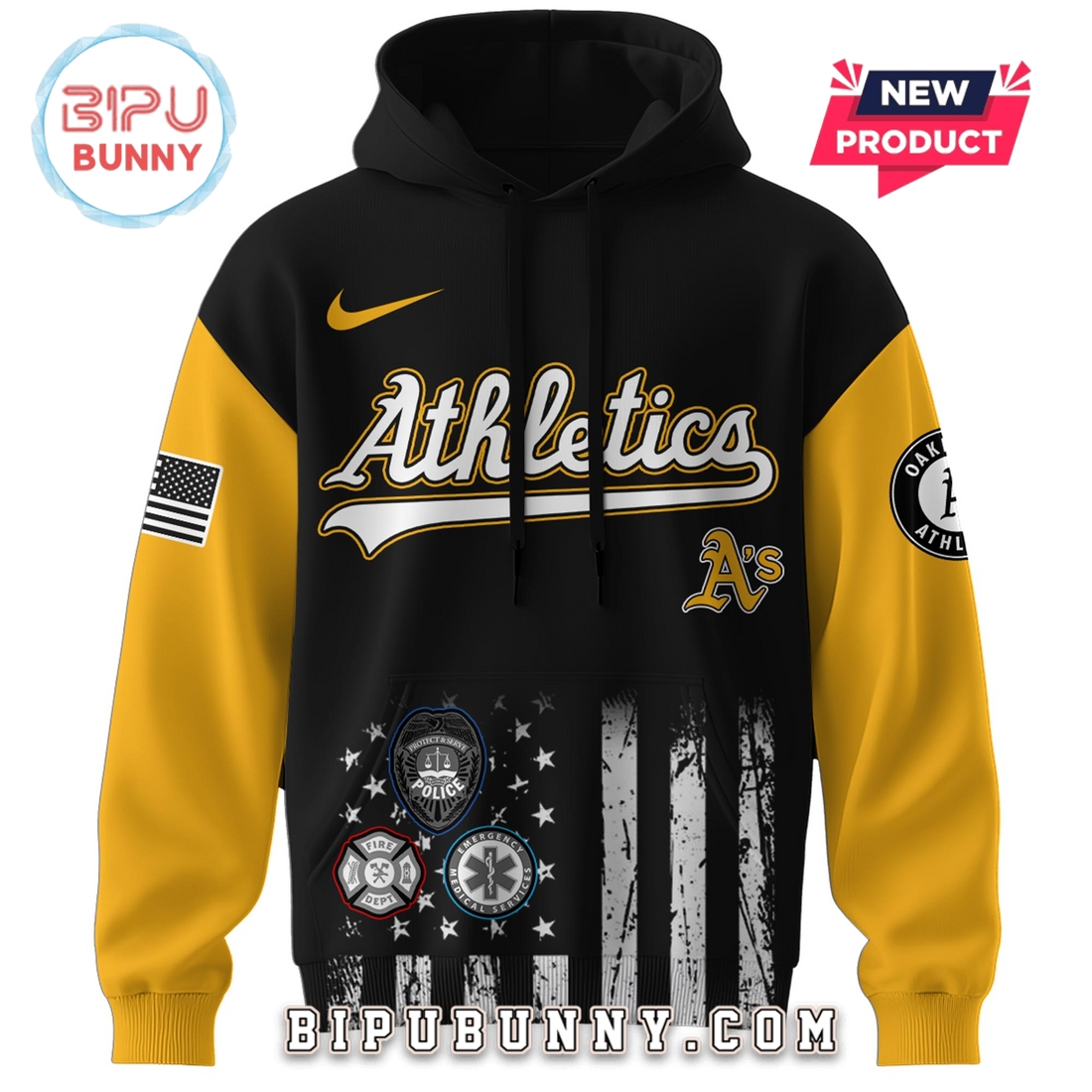 Oakland Athletics MLB x First Responders Night Hoodie And Pants Oakland Athletics MLB x First Responders Night Hoodie And Pants