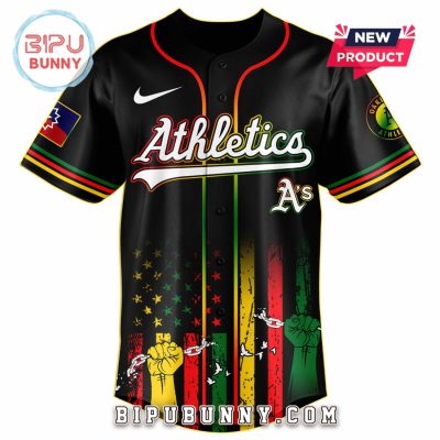 Oakland Athletics MLB x Juneteenth Day 2025 Baseball Jersey