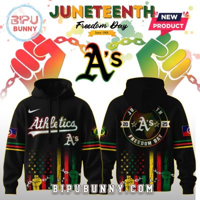 Oakland Athletics MLB x Juneteenth Freedom Day Hoodie And Pants