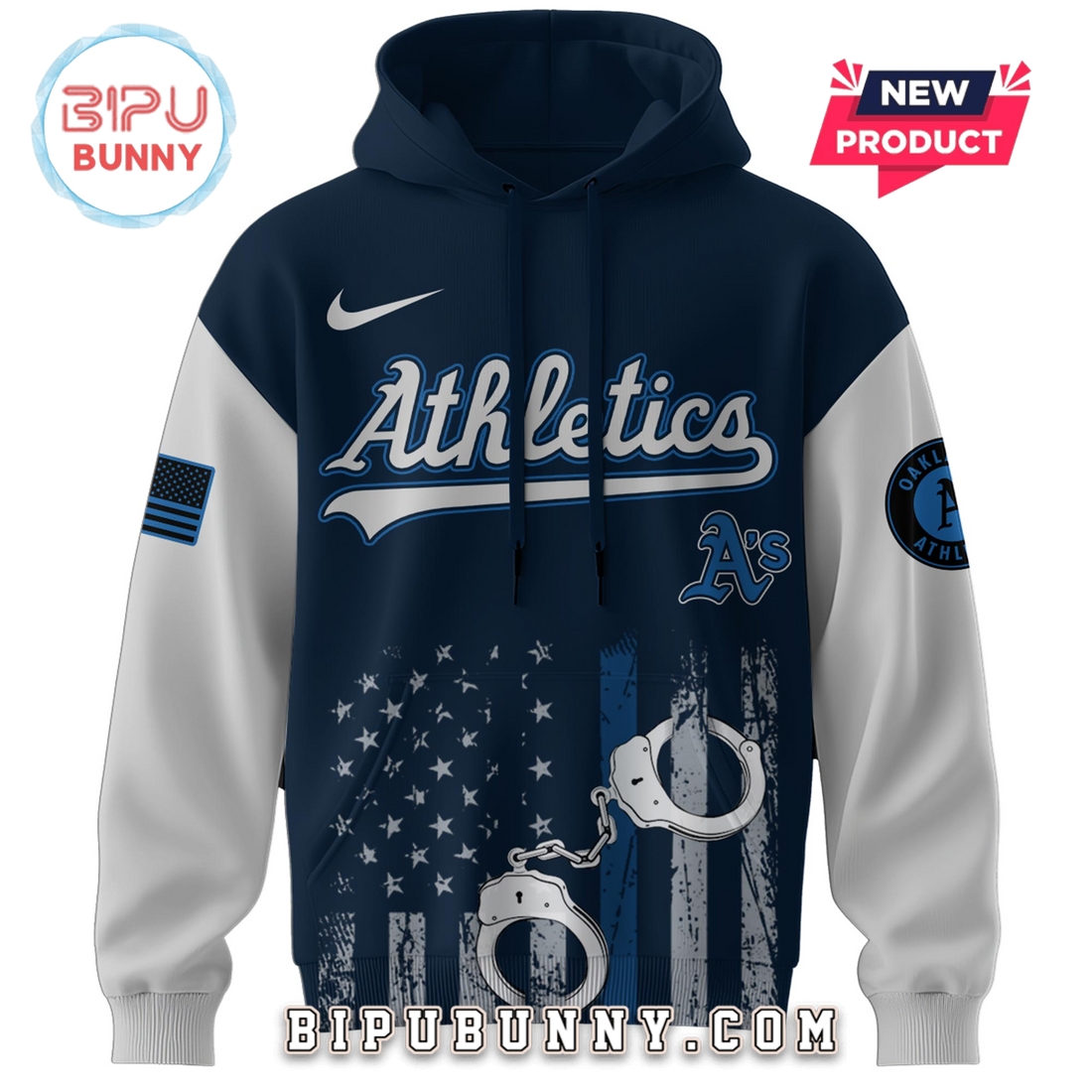 Oakland Athletics MLB x Law Enforcement Appreciation Day Hoodie And Pants Oakland Athletics MLB x Law Enforcement Appreciation Day Hoodie And Pants