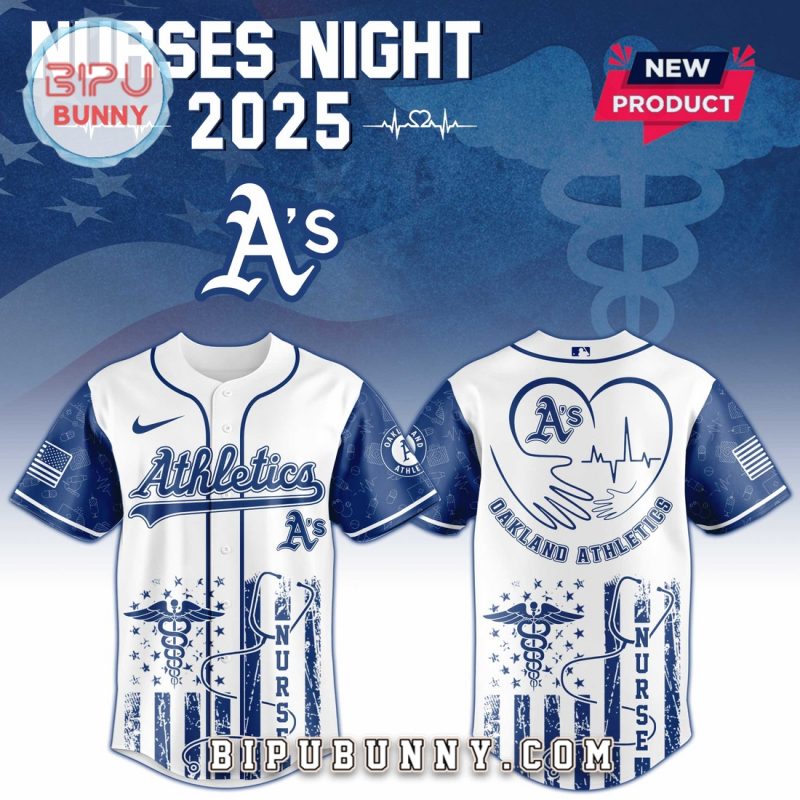 Oakland Athletics x Nurses Night 2025 Baseball Jersey