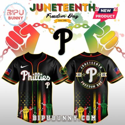 Philadelphia Phillies MLB x Juneteenth Day 2025 Baseball Jersey