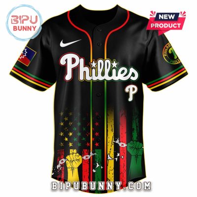Philadelphia Phillies MLB x Juneteenth Day 2025 Baseball Jersey
