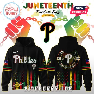 Philadelphia Phillies MLB x Juneteenth Freedom Day Hoodie And Pants