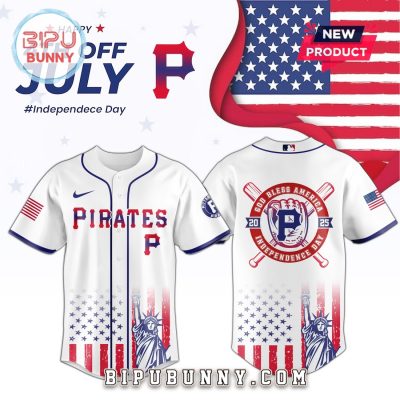 Pittsburgh Pirates MLB Independence Day 2025 Baseball Jersey