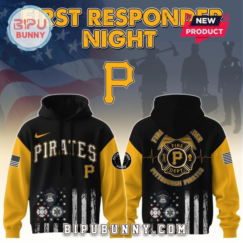 Pittsburgh Pirates MLB x First Responders Night Hoodie And Pants
