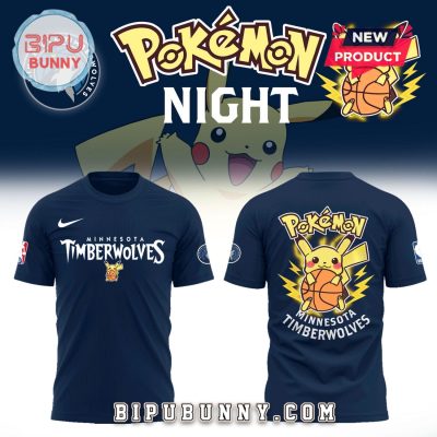 Pokemon Night x Minnesota Timberwolves Hoodie