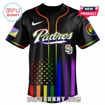 San Diego Padres Happy Pride Month Baseball Jersey