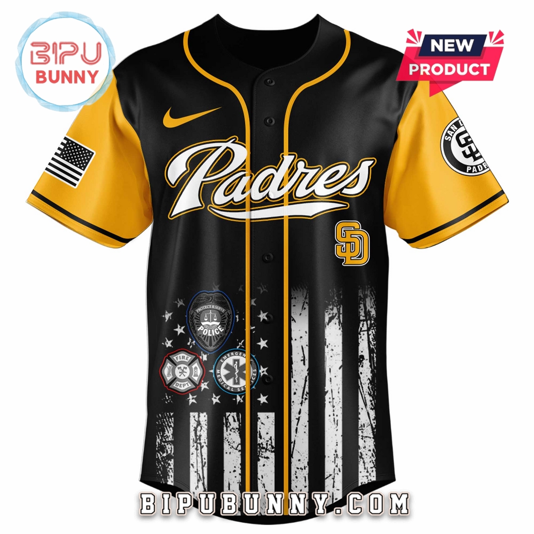 San Diego Padres MLB x First Responders Night Baseball Jersey San Diego Padres MLB x First Responders Night Baseball Jersey