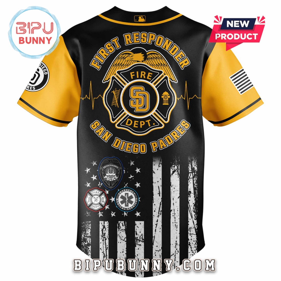 San Diego Padres MLB x First Responders Night Baseball Jersey San Diego Padres MLB x First Responders Night Baseball Jersey