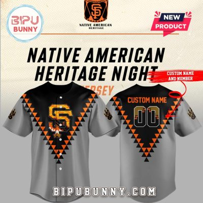 San Francisco Giants American Heritage Night Baseball Jersey