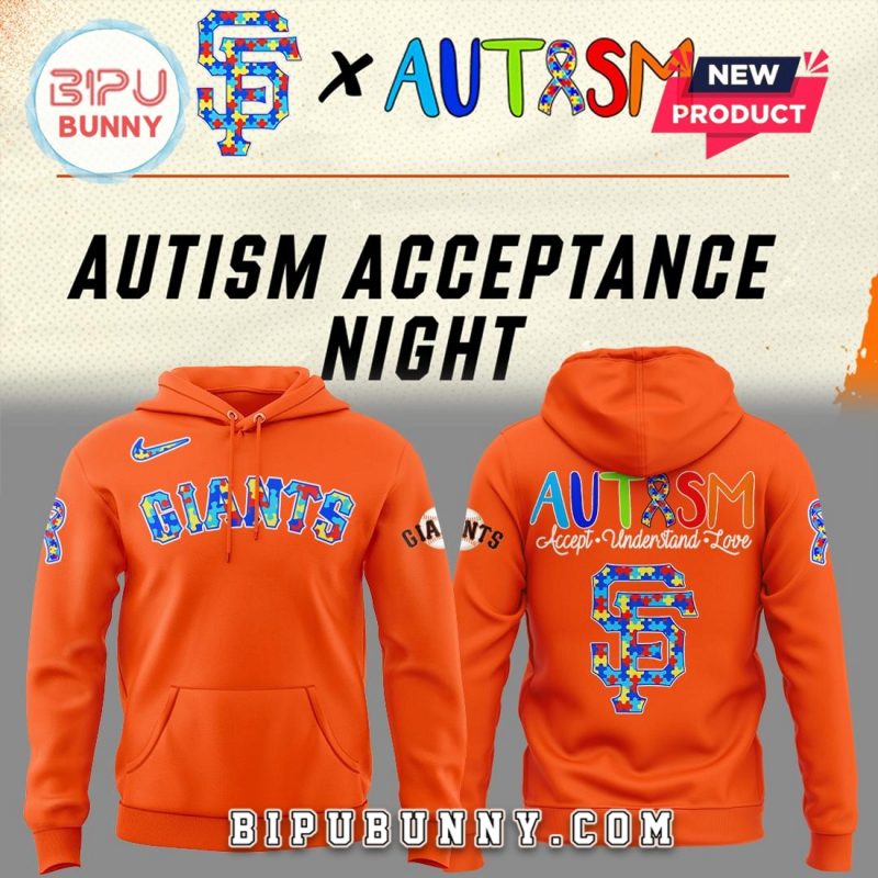 San Francisco Giants Autism Acceptance Night Hoodie And Pants