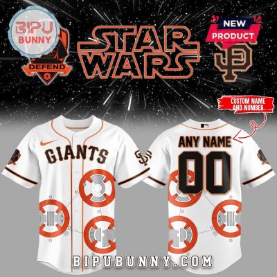 San Francisco Giants Personalized Star Wars Baseball Jersey