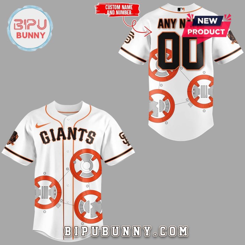 San Francisco Giants Personalized Star Wars Baseball Jersey