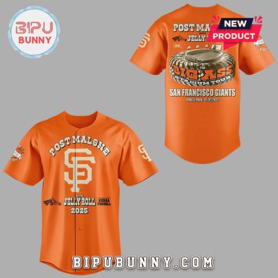 San Francisco Giants x Post Malone with Jelly Roll Baseball Jersey