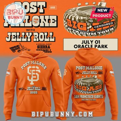San Francisco Giants x Post Malone with Jelly Roll Hoodie