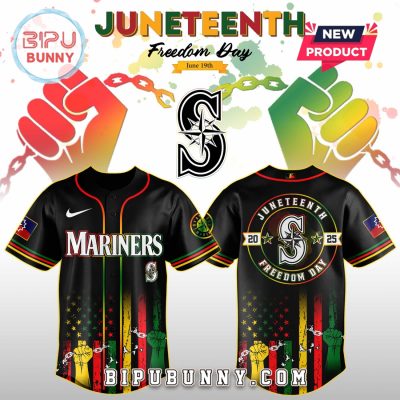 Seattle Mariners MLB x Juneteenth Day 2025 Baseball Jersey