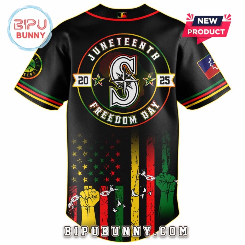 Seattle Mariners MLB x Juneteenth Day 2025 Baseball Jersey