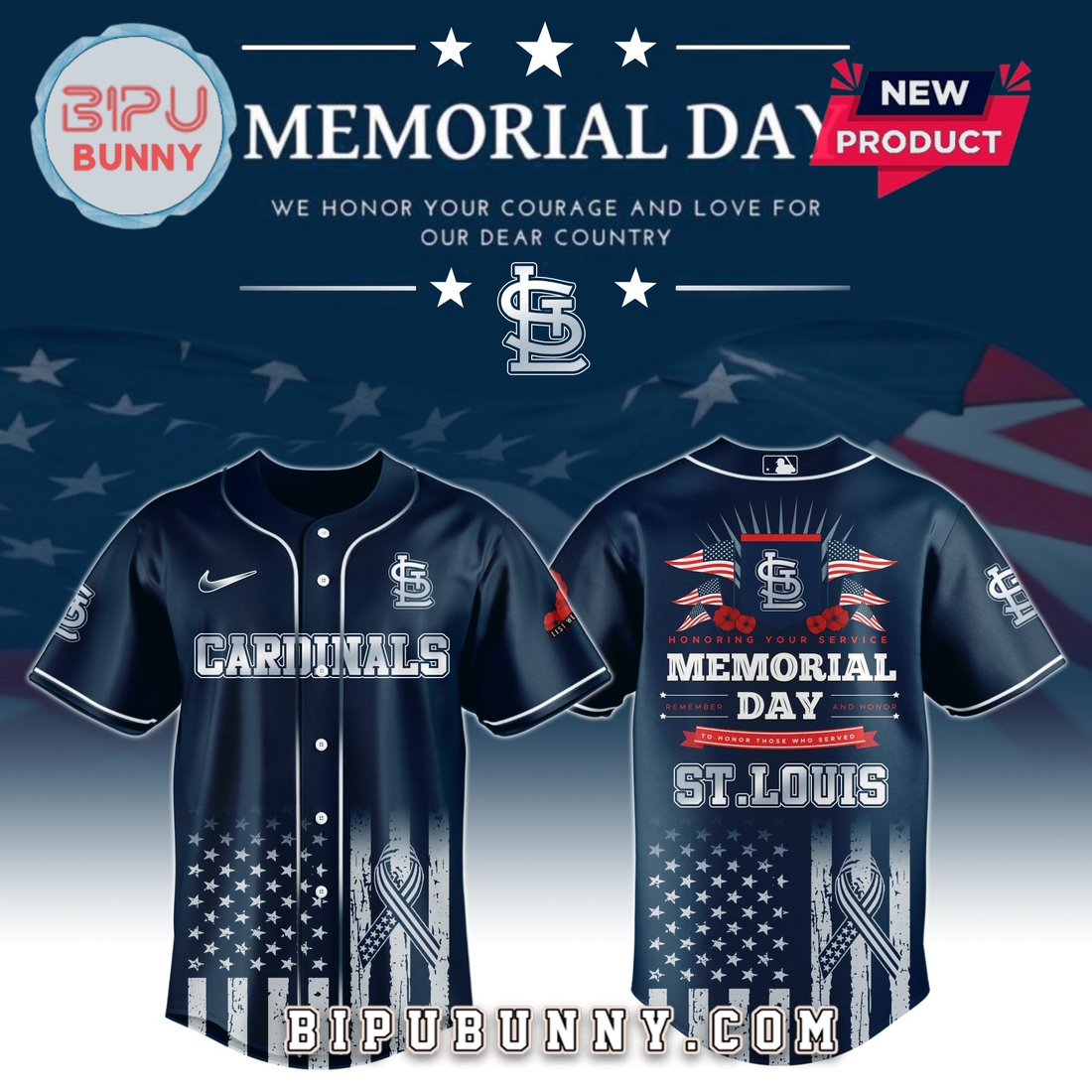 St.Louis Cardinals 2025 Memorial Day Baseball Jersey St.Louis Cardinals 2025 Memorial Day Baseball Jersey
