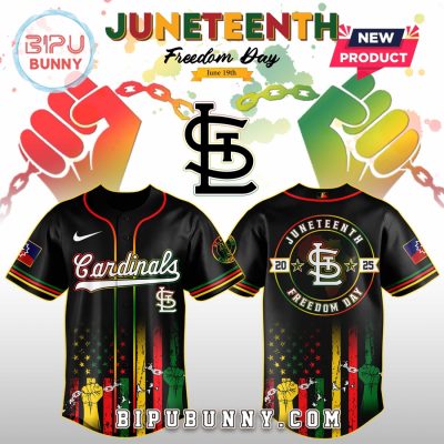 St.Louis Cardinals MLB x Juneteenth Day 2025 Baseball Jersey