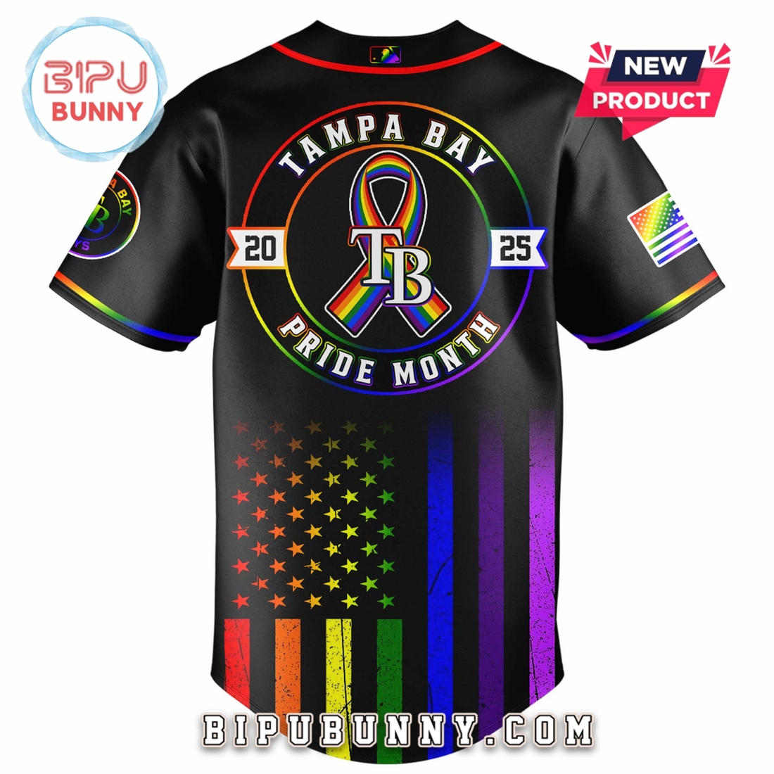 Tampa Bay Rays Happy Pride Month Baseball Jersey Tampa Bay Rays Happy Pride Month Baseball Jersey