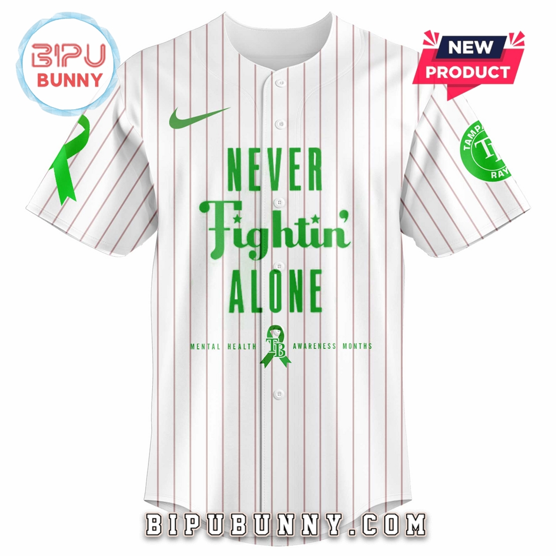 Tampa Bay Rays MLB Mental Health Awareness Baseball Jersey Tampa Bay Rays MLB Mental Health Awareness Baseball Jersey
