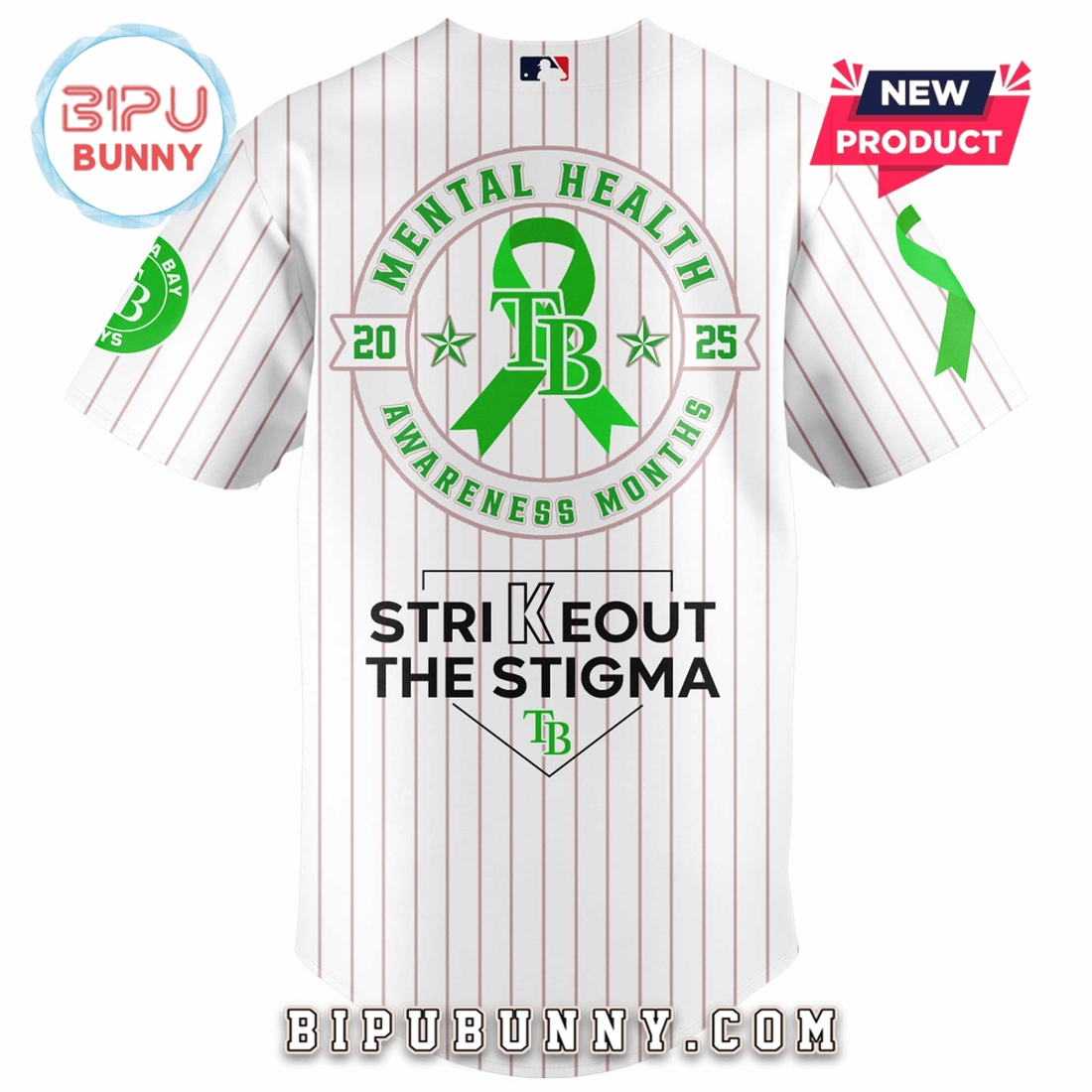 Tampa Bay Rays MLB Mental Health Awareness Baseball Jersey Tampa Bay Rays MLB Mental Health Awareness Baseball Jersey