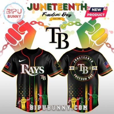 Tampa Bay Rays MLB x Juneteenth Day 2025 Baseball Jersey